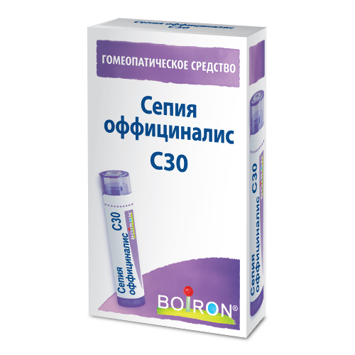 Купить Сепия оффициналис c30 гомеопатический монокомпонентный препарат животного происхождения 4 гр гранулы гомеопатические цена