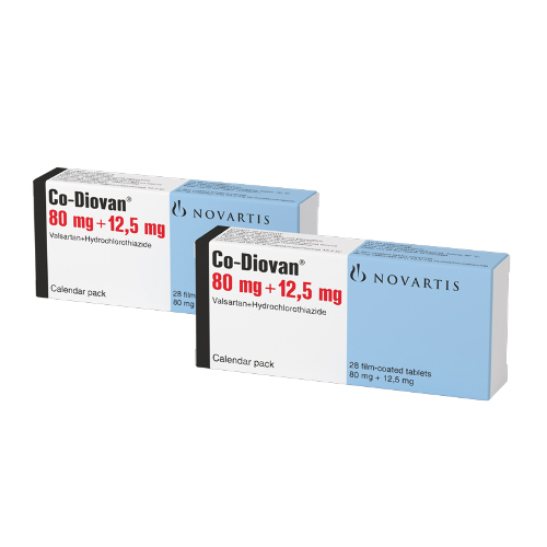 Набор из 2-х упаковок КО-ДИОВАН 0,08+0,0125 N28 ТАБЛ П/ПЛЕН/ОБОЛОЧ по спец.цене!