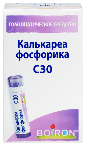 КАЛЬКАРЕА ФОСФОРИКА С30 ГОМЕОПАТ МОНОКОМП ПРЕПАРАТ МИНЕРАЛЬНО-ХИМИЧ ПРОИСХОЖД