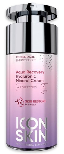 Купить Icon skin крем увлажняющий с гиалуроновой кислотой и минералами aqua recovery 30 мл цена