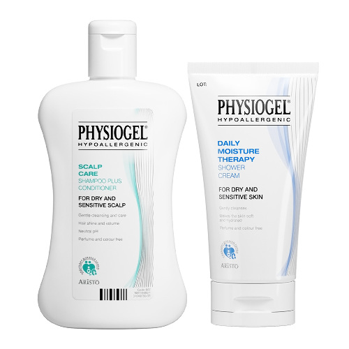 Набор PHYSIOGEL "Комплекс для тела и волос" Крем гель для душа DMT 150 мл + Мягкий шампунь c кондиционером SC 250