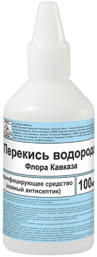 Перекись водорода флора кавказа ср-во дезинф кожный антисептик 100 мл