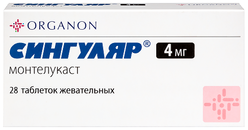 Сингуляр 4 мг 28 шт. таблетки жевательные