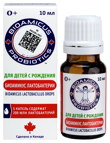 БИОАМИКУС ЛАКТОБАКТЕРИИ В КАПЛЯХ