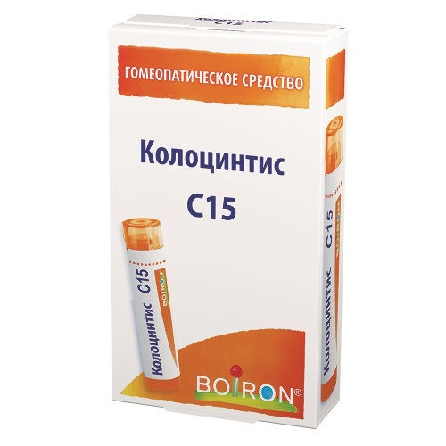 Купить Колоцинтис с15 гомеопатический монокомпонентный препарат растительного происхождения 4 гр гранулы гомеопатические цена