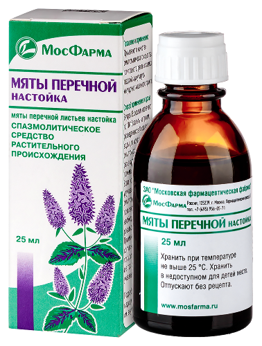 МЯТЫ ПЕРЕЧНОЙ НАСТОЙКА
