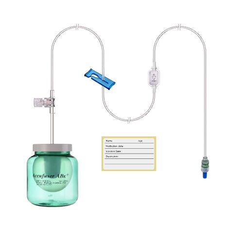 Помпа инфузионная accufuser abх непрерывная инфузия с постоянной скоростью объем резервуара 250 мл/скорость потока 100 мл/час