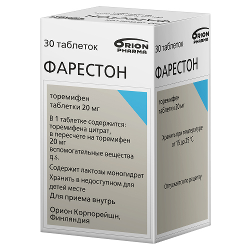 Фарестон 20 мг 30 шт. флакон таблетки