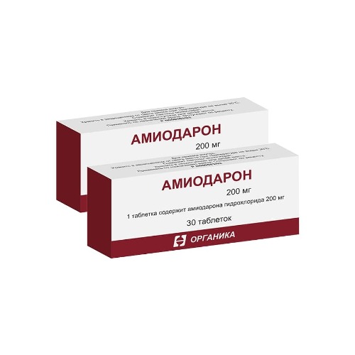 Купить Амиодарон 200 мг 30 шт. таблетки цена