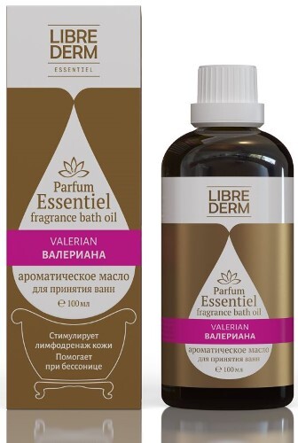 Librederm parfum essentiel масло для принятия ванн ароматическое валериана 100 мл