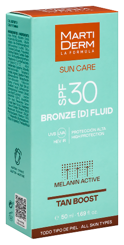 Martiderm sun care бронз d флюид spf30 50 мл