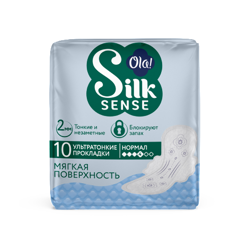 Купить Ola silk sense прокладки ультратонкие для нормальных выделений мягкий шелк 10 шт. цена