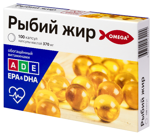 РЫБИЙ ЖИР ОБОГАЩЕННЫЙ ВИТАМИНАМИ А Д Е