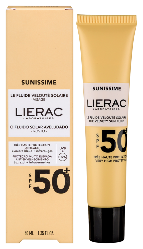 Lierac sunissime эмульсия для лица бархатистая солнцезащитная spf50+ 40 мл