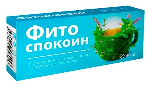 Купить Фитоспокоин 30 шт. таблетки, покрытые оболочкой массой 360 мг цена