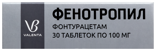 Фенотропил 100 мг 30 шт. таблетки