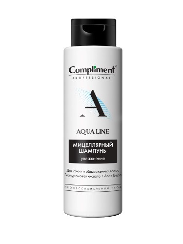 Купить Compliment professional aqua line шампунь мицеллярный для увлажнения волос 250 мл цена
