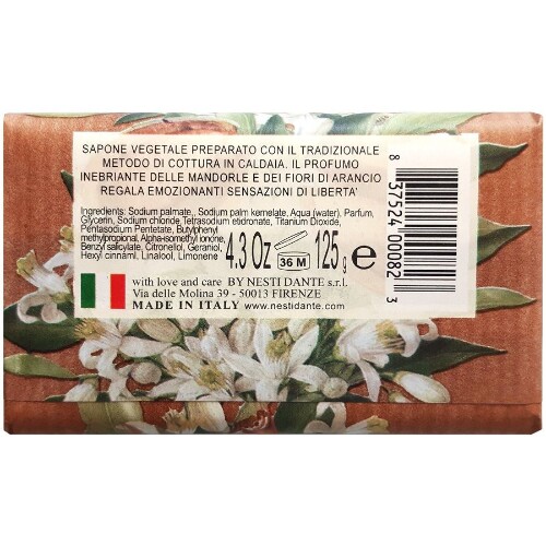 Nesti dante marsiglia in fiore мыло миндаль и цветы апельсина 125 гр