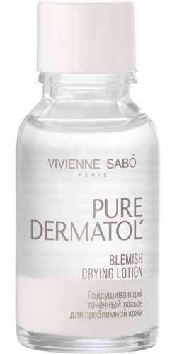 Vivienne sabo pure dermatol лосьон для проблемной кожи подсушивающий точечный 15 мл