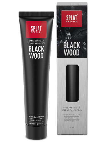 Splat special зубная паста blackwood/черное дерево 75 мл