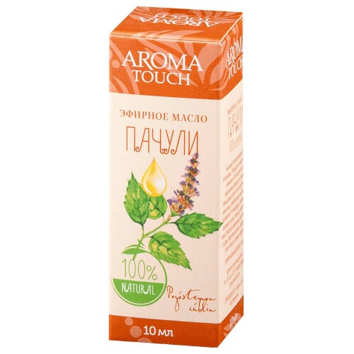Купить Aroma touch масло эфирное пачули 10 мл в индивидуальной упаковке цена