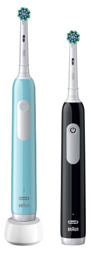 <em>Oral-b</em> зубная щетка <em>pro</em> <em>series</em><em> 1</em>/тип 3791+дополнительная ручка/с насадкой cross action 2 шт./электрическая