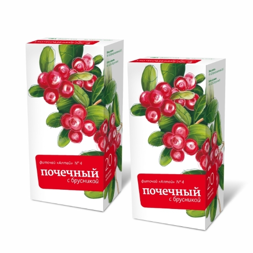 Набор Почечный чай: 2 уп. ФИТОЧАЙ АЛТАЙ №4 ПОЧЕЧНЫЙ БРУСНИКА 2,0 N20 Ф/П