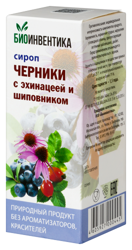 СИРОП ЧЕРНИКИ ЭХИНАЦЕЯ/ШИПОВНИК