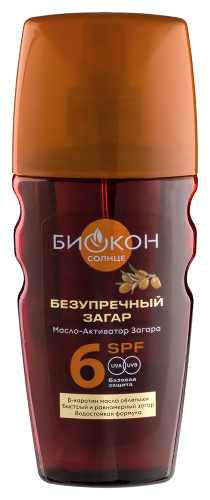 Масло-активатор загара spf6 160 мл
