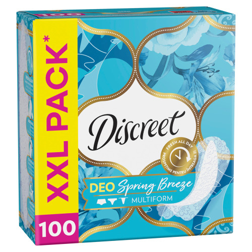 DISCREET DEO MULTIFORM ВЕСЕННИЙ БРИЗ ЕЖЕДНЕВНЫЕ ГИГИЕНИЧЕСКИЕ ПРОКЛАДКИ