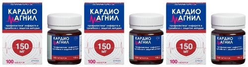Набор 2+1 Кардиомагнил 150 мг №100 по специальной цене