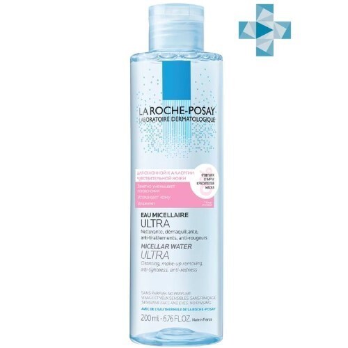 Купить La roche-posay мицеллярная вода ultra reactive очищение для чувствительной и склонной к аллергии кожи лица и глаз 200 мл цена