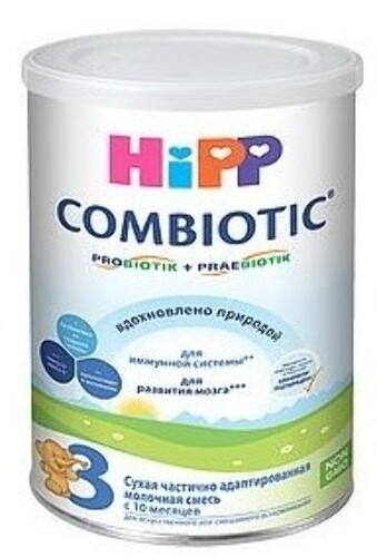 Купить Hipp 3combiotic смесь молочная адаптированная сухая 350 гр цена