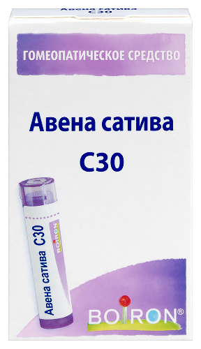 АВЕНА САТИВА С30 ГОМЕОПАТ МОНОКОМП ПРЕПАРАТ РАСТИТ ПРОИСХОЖД