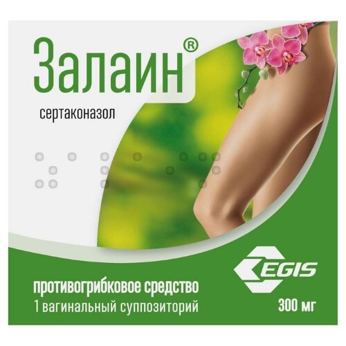 Залаин 300 мг 1 шт. суппозитории вагинальные