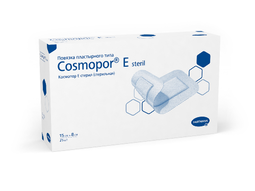 Купить Повязки пластырного типа стерильные cosmopor e steril/космопор е стерил 15х8 см 25 шт. цена