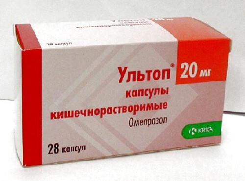Купить Ультоп 20 мг 28 шт. капсулы кишечнорастворимые цена