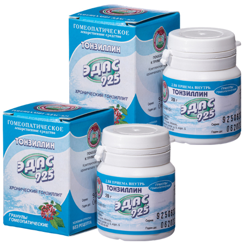Набор ЭДАС - 925 Тонзиллин со скидкой 40% на вторую упаковку
