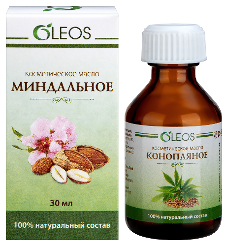 Oleos миндальное косметическое масло 30 мл