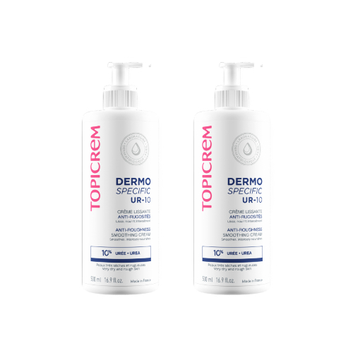 Набор Топикрем Dermo Specific UR-10 крем смягчающий для огрубевшей кожи 500мл из 2 уп со скидкой
