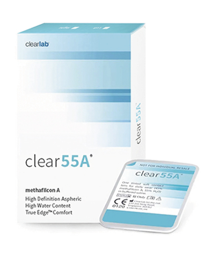 Купить Clear55a контактные линзы плановой замены 8,7/14,5 /-9,00/ 6 шт. цена