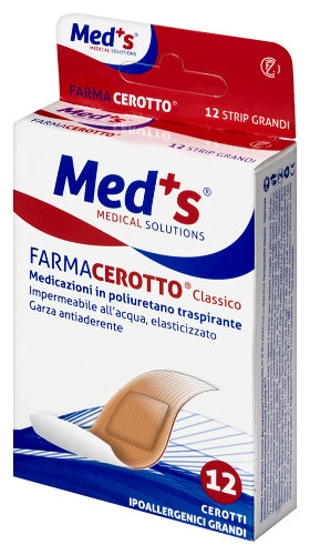 Farmacerotto classico пластыри фиксирующие водонепроницаемые 25х72 мм 12 шт./бежевый