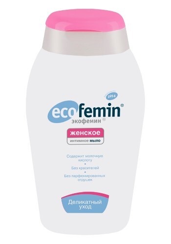 Купить Ecofemin мыло женское интимное 200 мл цена