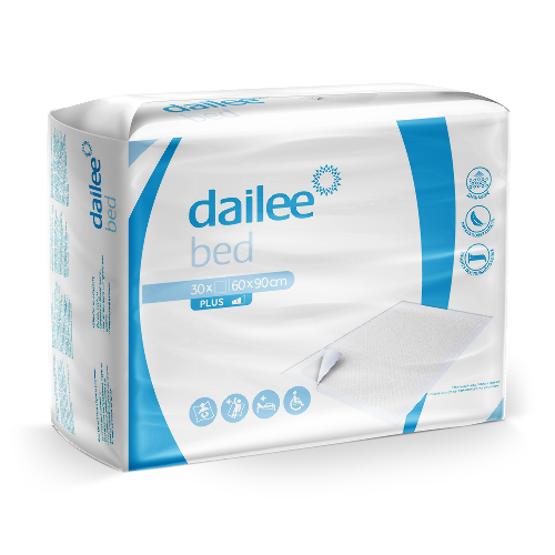 Dailee пеленки впитывающие одноразовые для ухода за лежачими больными 60х90 30 шт.