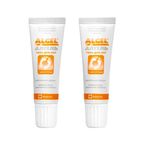 Набор  из 2-х уп АЛГЕЛЬ ГЕЛЬ Д/НОГ 20МЛ со скидкой