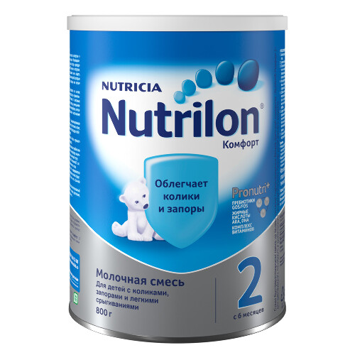 Купить Nutrilon-2 комфорт сухая смесь детская 800 гр цена