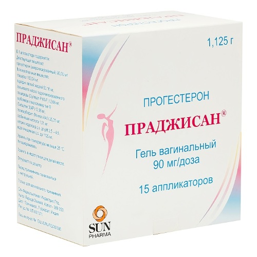 Праджисан 90 мг/доза гель вагинальный 1,125 гр комплектность аппликатор 15 шт.