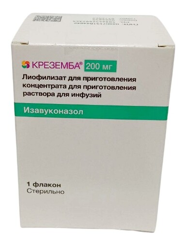 Креземба 200 мг 1 шт. флакон лиофилизат для приготовления концентрата .