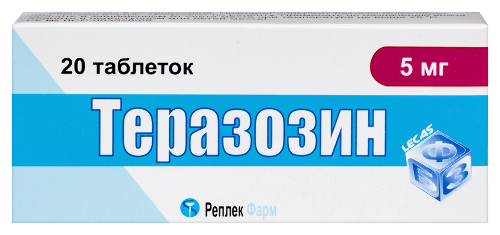 Купить Теразозин 5 мг 20 шт. таблетки цена