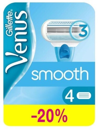 Купить Gillette venus кассета 4 шт. цена